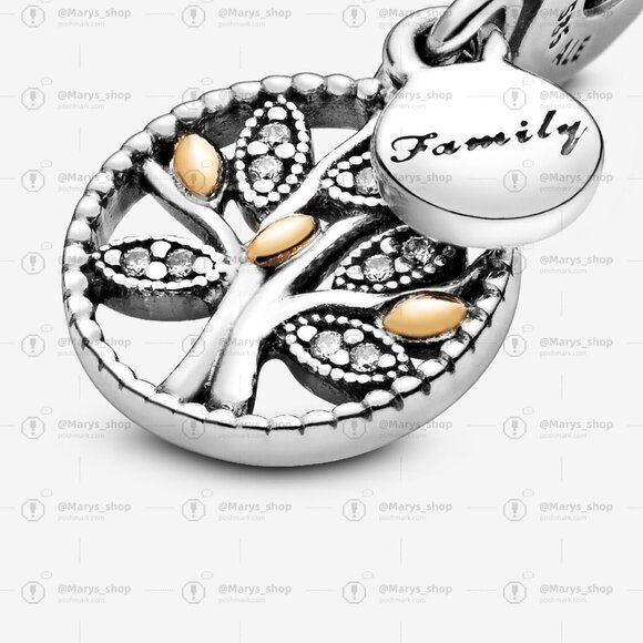Pandora Sparkling Family Tree Dangle Charm - Picture 4 of 6